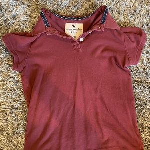 Abercrombie Kids, Maroon, Collared Shirt